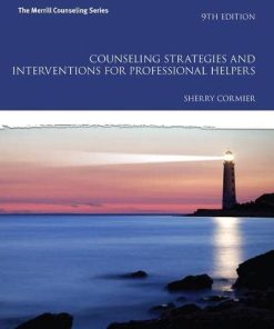 Counseling Strategies and Interventions for Professional Helpers 8211 9th