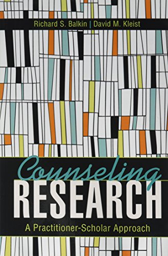 Counseling Research A ScholarPractitioner Approach