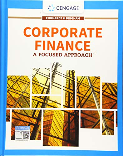 Corporate Finance A Focused Approach 7th by Michael C Ehrhardt