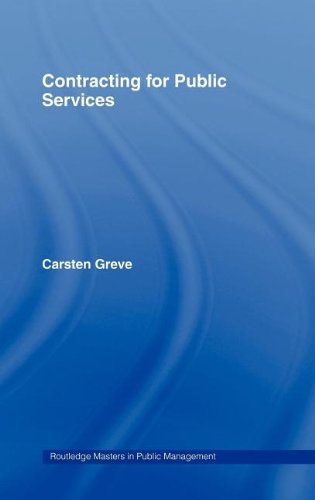 CONTRACTING FOR PUBLIC SERVICES Routledge Masters in Public Management