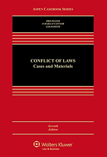 Conflict of Laws Cases and Materials 8211 7th
