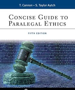 Concise Guide to Paralegal Ethics Paralegal Series 5th