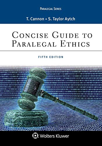 Concise Guide to Paralegal Ethics Paralegal Series 5th