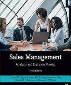 Sales Management Analysis And Decision Making 10Th