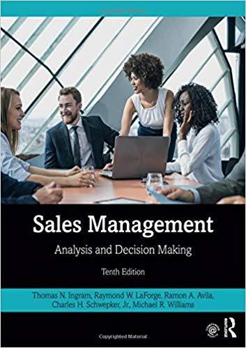Sales Management Analysis And Decision Making 10Th