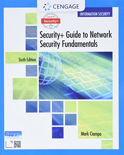 Comptia Security Guide to Network Security Fundamentals 8211 6th
