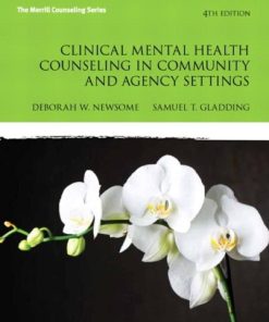 Clinical Mental Health Counseling in Community and Agency Settings 8211 4th