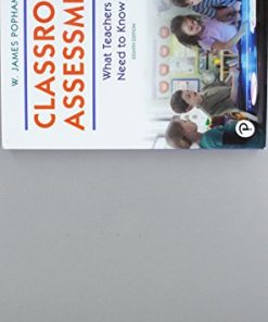 Classroom Assessment What Teachers Need to Know 8211 8th