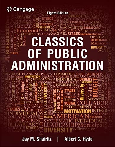 Classics of public administration 8211 8th