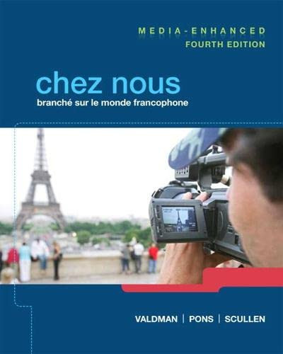 Chez nous Branch sur le monde francophoneMediaEnhanced 4th by Albert Valdman