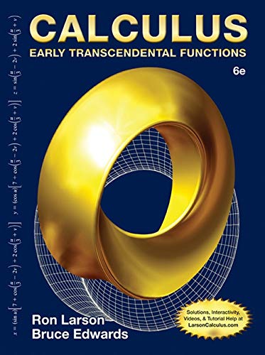 Calculus Early Transcendental Functions 8211 6th