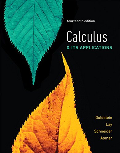 Calculus 038 Its Applications 14th 8211 14th
