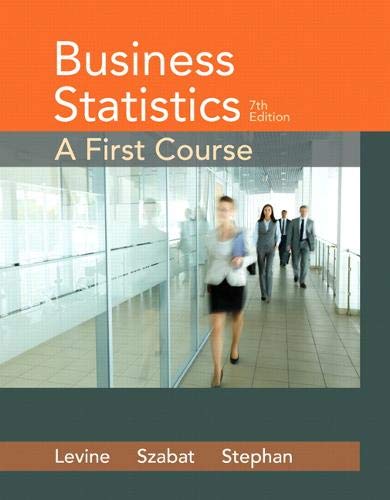 Business Statistics A First Course 8211 7th