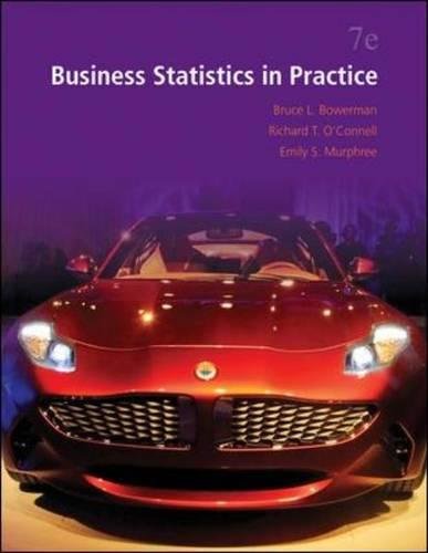 Business Statistics in Practice 8211 7th
