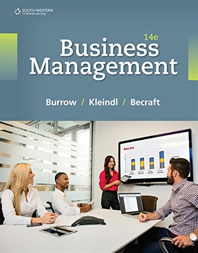 Business Management 14th by James L Burrow