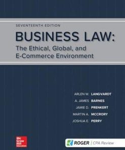 Business Law The Ethical Global And ECommerce Environment 17th Ed