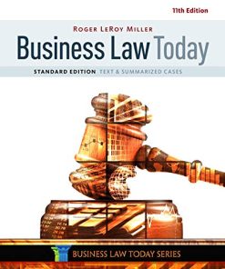 Business Law Today Text 038 Summarized Cases Standard