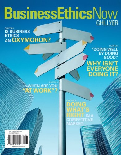 Business Ethics Now 8211 4th