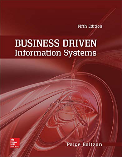 Business driven information systems 8211 5th