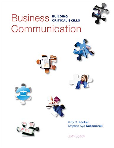 Business Communication Building Critical Skills