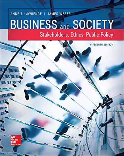 Business and Society Stakeholders Ethics Public Policy 8211 15th