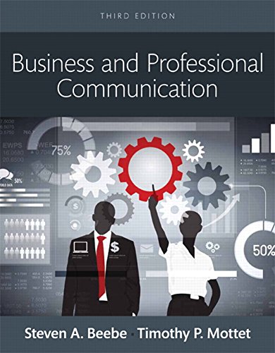 Business And Professional Communication Principles And Skills For Leadership