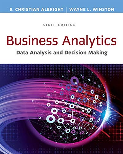 Business Analytics Data Analysis 038 Decision Making 8211 6th