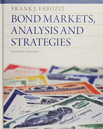 Bond Markets Analysis and Strategies