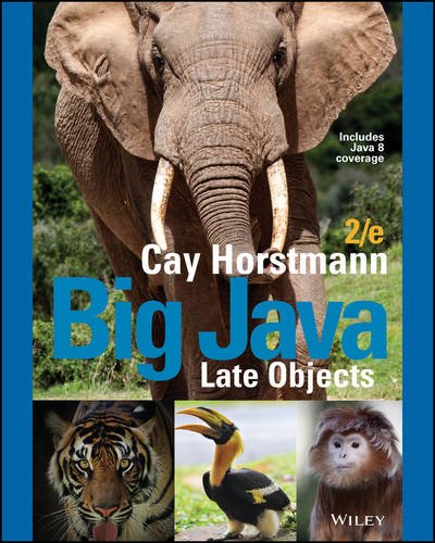Big Java Late Objects 2nd 2