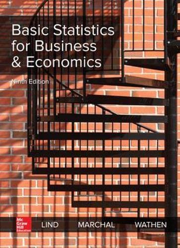 Basic Statistics For Business And Economics 8211 9th