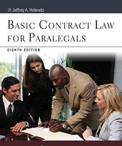 Basic Contract Law for Paralegals 8211 8th