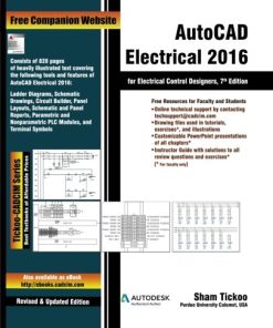 AutoCAD Electrical 2016 for Electrical Control Designers 8211 7th