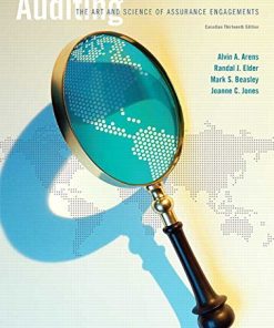 Auditing The Art and Science of Assurance Engagements Thirteenth Canadian 13th