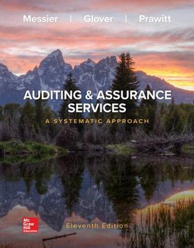 Auditing 038 Assurance Services A Systematic Approach 11