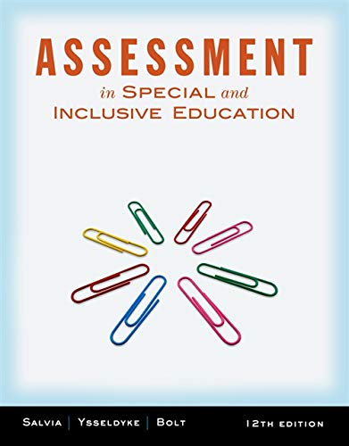 Assessment In Special and Inclusive Education 12th