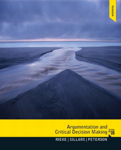 Argumentation and Critical Decision Making 8211 8th