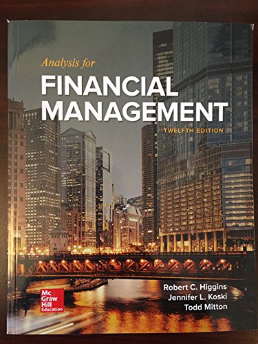 Analysis for Financial Management 12th