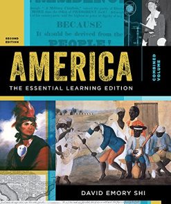 America The Essential Learning Vol OneVolume Second by David E Shi