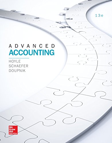 Advanced Accounting 8211 13th