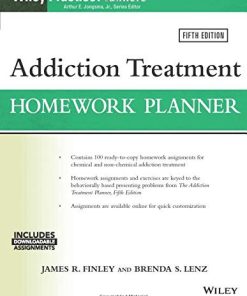 Addiction Treatment Homework Planner PracticePlanners 5th