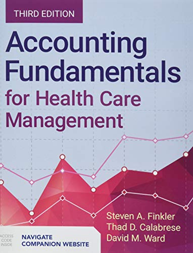 Accounting Fundamentals for Health Care Management 8211 3rd