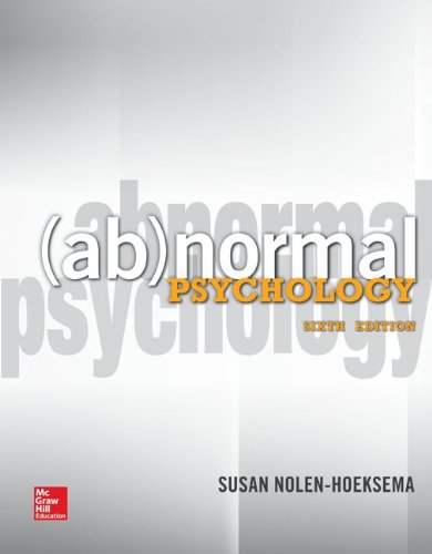 Abnormal Psychology 8211 6th