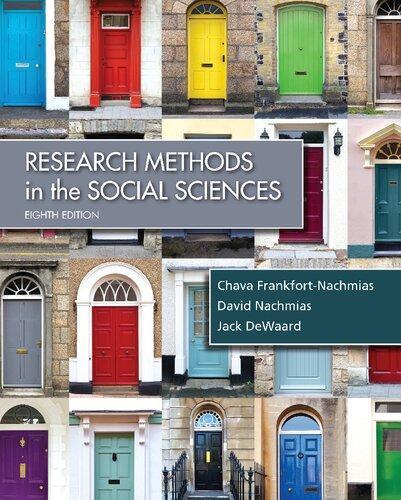 Research Methods In The Social Sciences 8Th