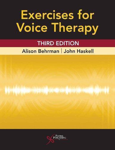 Exercises For Voice Therapy 3Rd