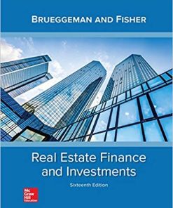 Real Estate Finance 038 Investments 16th by William Brueggeman