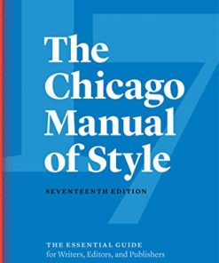 The Chicago manual of style