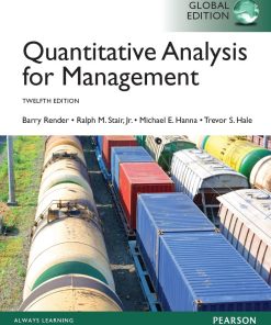 Quantitative Analysis for Management 12th 12E