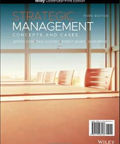 Strategic Management Concepts and Cases 3rd by Jeffrey H Dyer