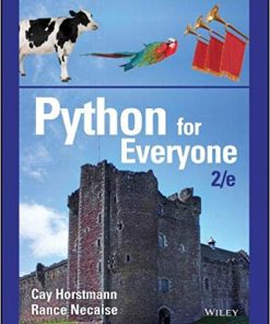 Python for Everyone 2nd by Cay S Horstmann
