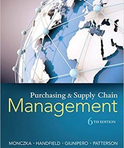 Purchasing and Supply Chain Management 6th